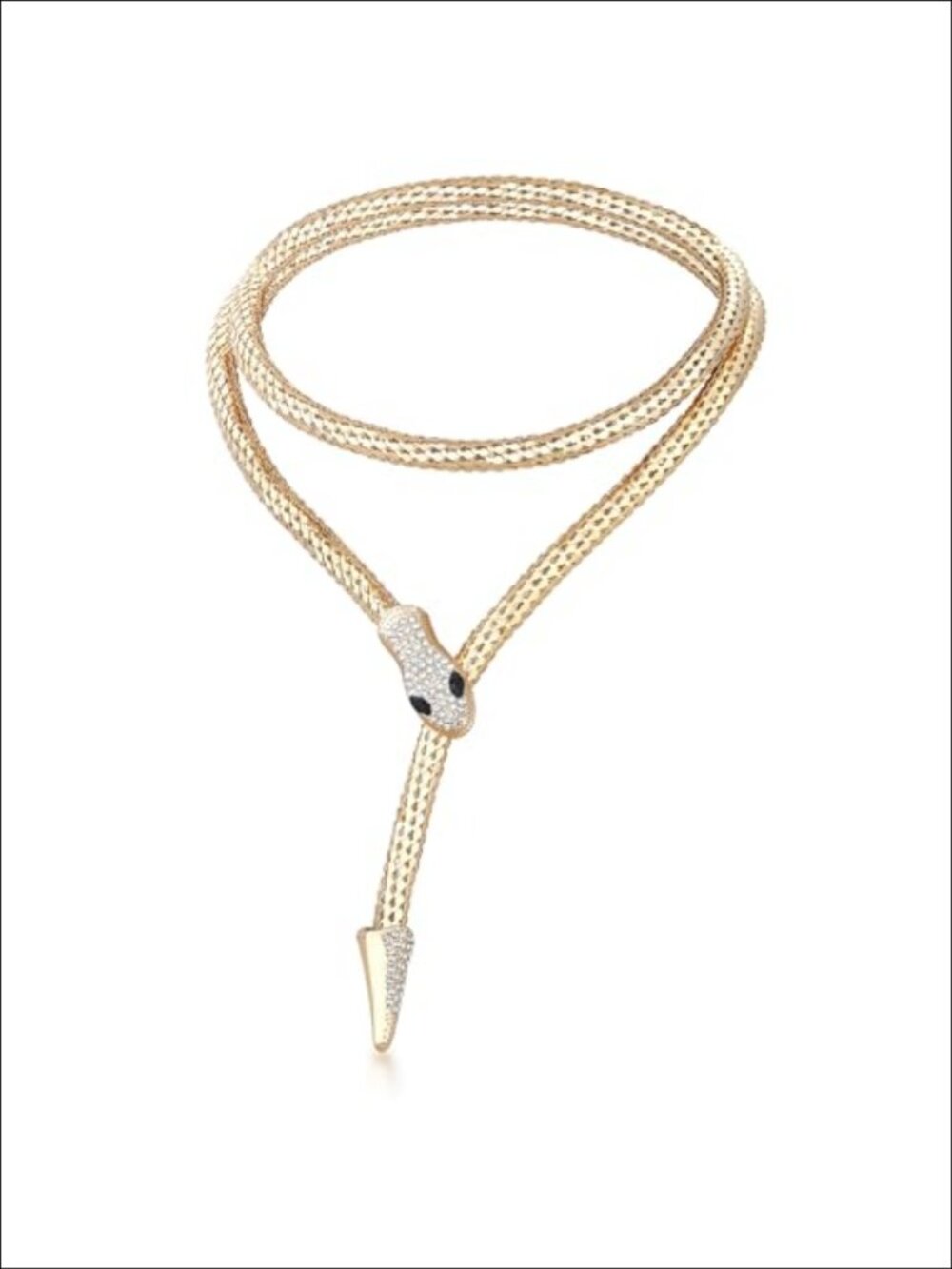 Bendable Snake Chain Necklace Flexible Twisty Bracelet Punk Choker Medusa